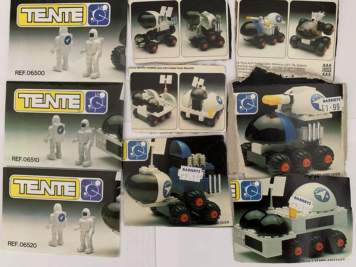 Vintage 1970's Tente Astro Super Set Building Blocks Toy Set No. 07510 Plus Extra Small Kits - A Chad Valley Construction Toy By Denys Fisher - Fantastic Condition In The Original Box