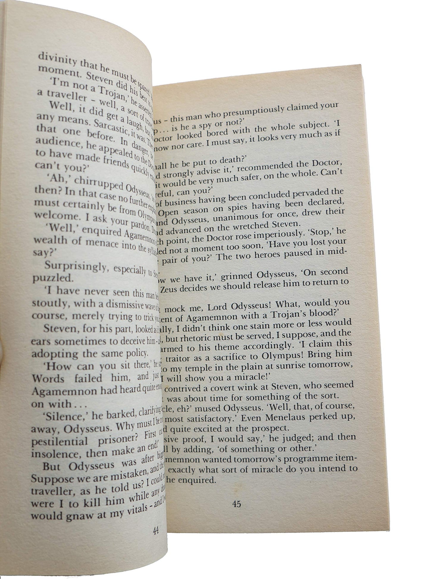 Doctor Who And The Myth Makers Target Paperback Novel 1985 By Donald Cotton