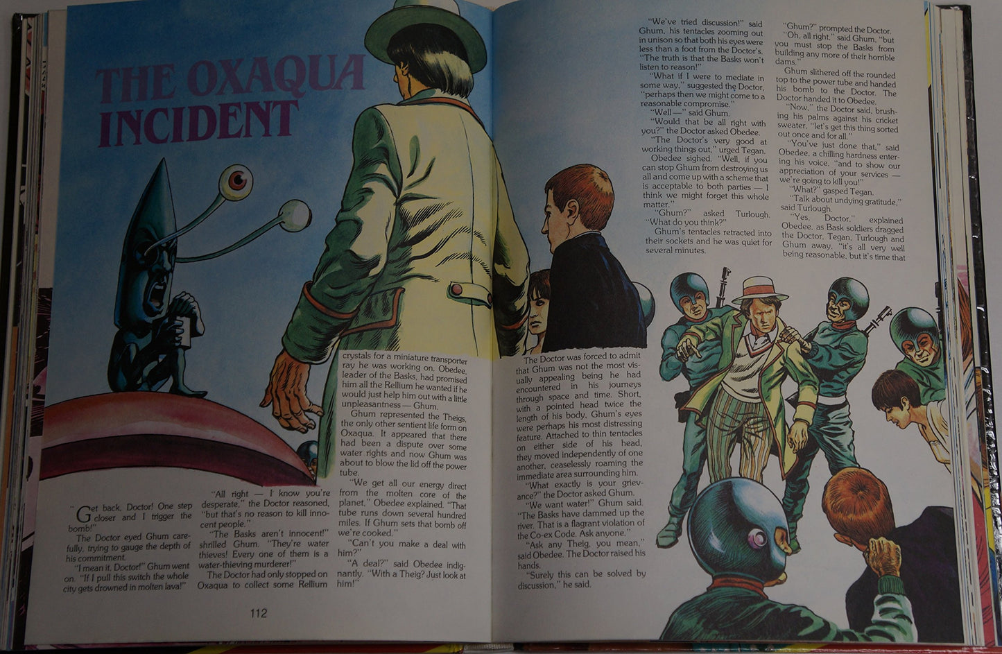 Vintage 1984 Doctor Who Special - A Journey Through Time - Large Hardback Book Starring Colin Baker