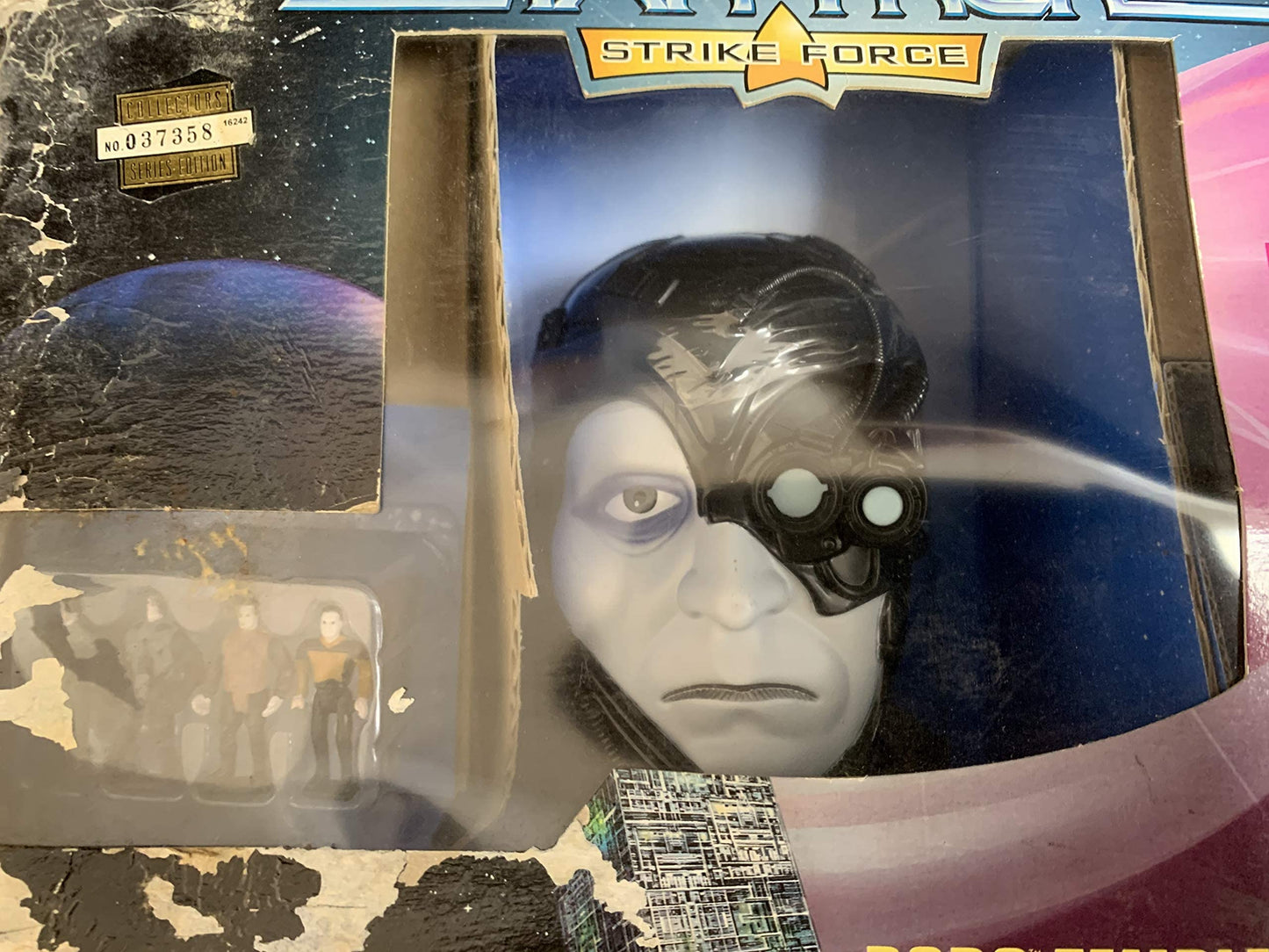 Vintage 1997 Star Trek Strike Force Borg Temple and Mini Figure Set - Shop Stock Room Find