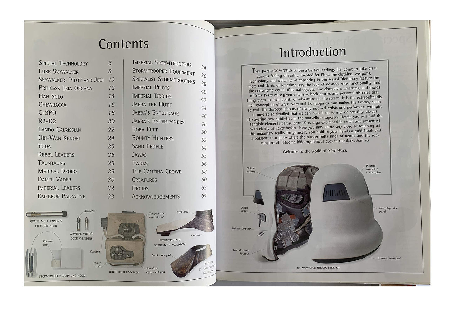 Vintage 1998 Star Wars - The Visual Dictionary - The Ultimate Guide To Star Wars Characters And Creatures - Hardback Book