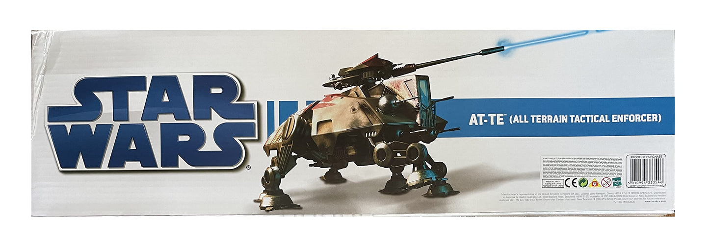 Vintage Star Wars 2008 The Clone Wars AT-TE - All Terrain Tactical Enforcer Vehicle - Brand New Factory Sealed Shop Stock Room Find