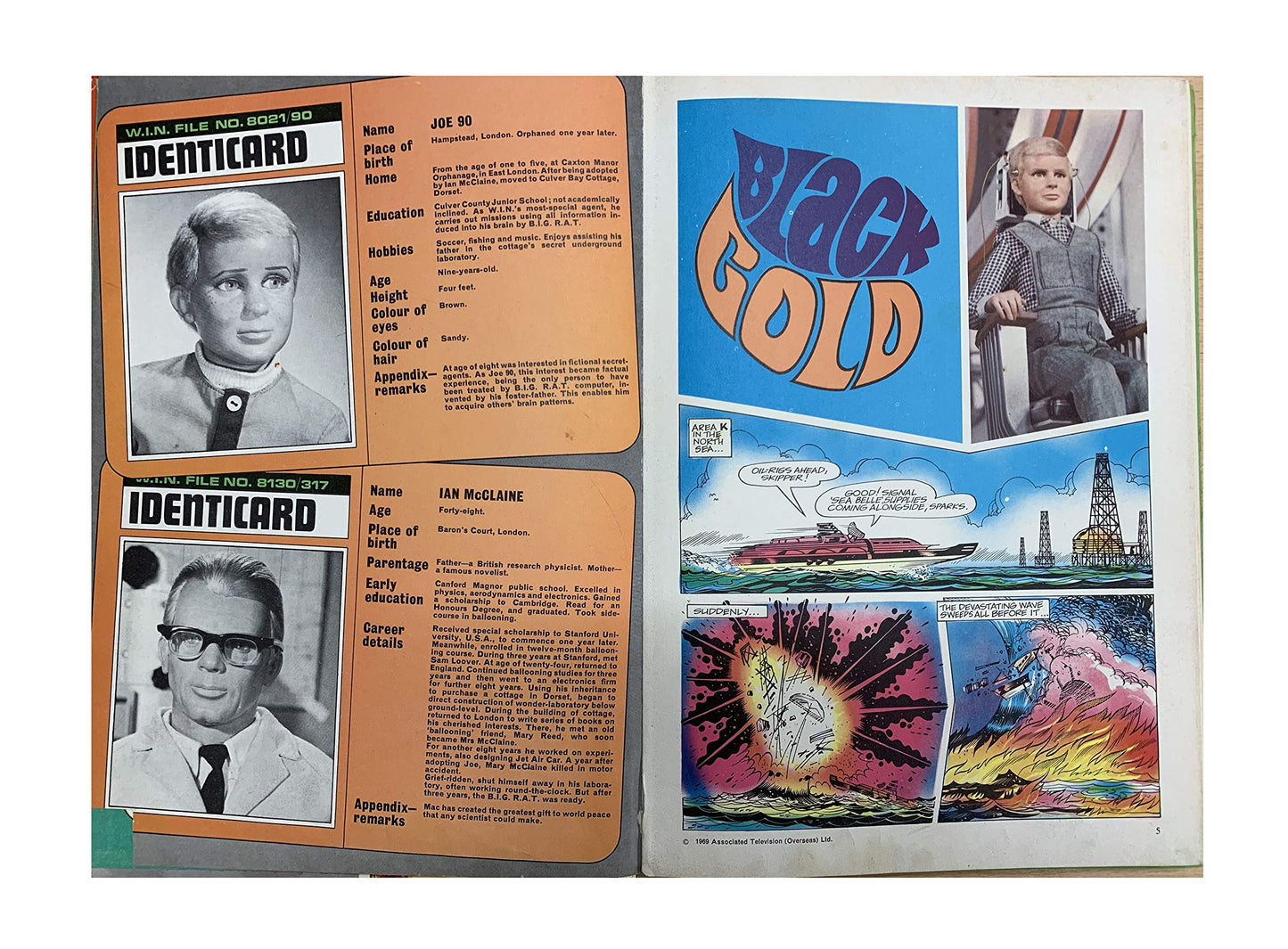 Joe 90 Top Secret comic annual