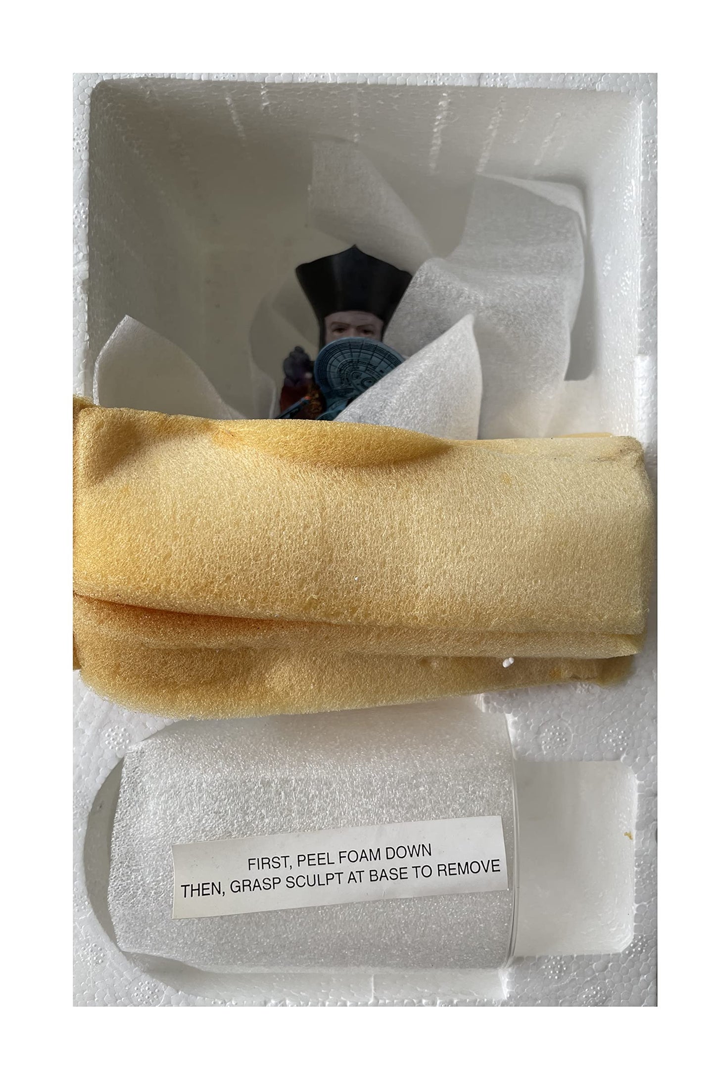 Vintage 1998 Franklin Mint - Star Trek The Next Generation Limited Edition Diarama - Encounter At Farpoint - Q - USS Enterprise - Shop Stock Room Find