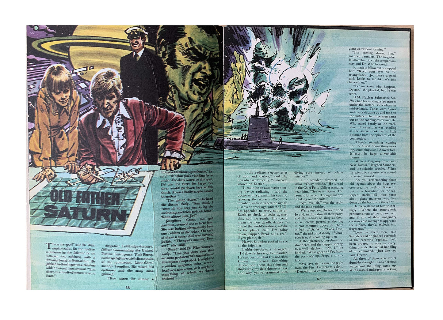 Vintage The Dr Who Annual 1974 Starring Jon Pertwee