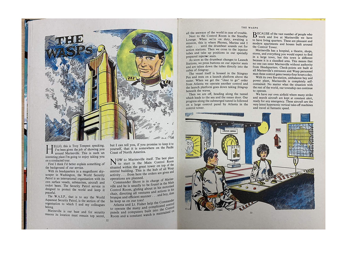 Vintage Gerry Andersons Stingray Annual 1965