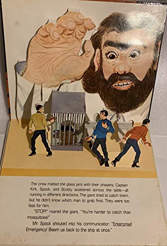 Vintage 1977 Star Trek Pop-Up Giant In The Universe Hardback Book