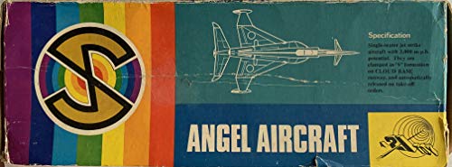 Vintage 1967 Century 21 Toys Gerry Andersons Captain Scarlet & The Mysterons Angel Interceptor Aircraft Friction Drive Replica With Real Firing Rocket - Fantastic Condition 100% Complete And In The Original Box