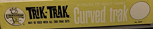 Trik Trak Vintage Transogram 1960 2 x Pieces Of Right Hand Curved Trak For Additional Fun With Trik Track Sets - Complete And In The Original Box …