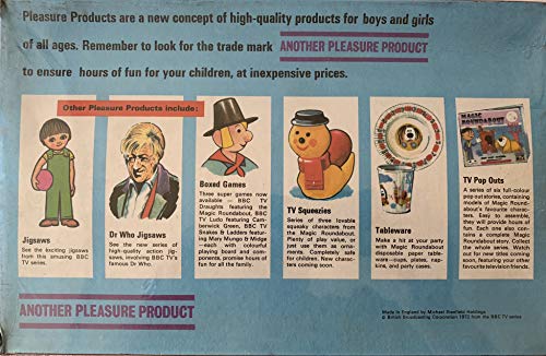 Dr Doctor Who Vintage 1972 Pleasure Products 100 Piece Jigsaw Puzzle Number 4, Odds Against Dr Who (Jon Pertwee) And T