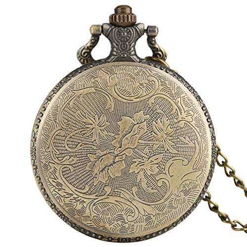 Marvels Iron Man Bronze Novelty Themed Quartz Pocket Watch 45mm Diameter On 32" Inch / 80cm Chain …
