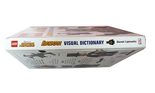 Vintage 2012 DC Universe Super Heroes Lego Batman Visual Dictionary Large Hard Back Book