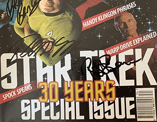 Radio Times Star Trek 30 Years Special Issue Vintage 1996 Autographed By Rick Berman, Brannon Braga & Ronald D Moore …