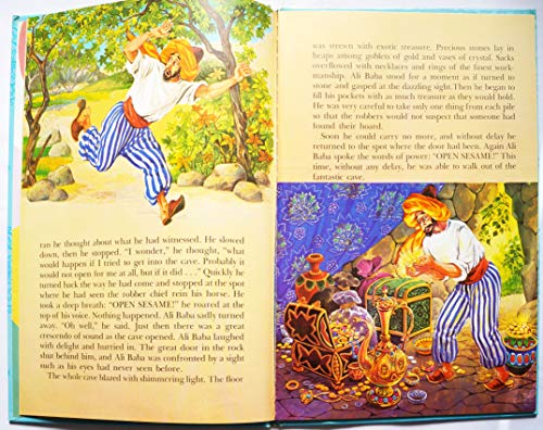 Vintage 1977 Ali Baba And The Forty Thieves Hardback Book