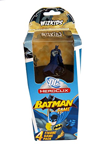 Wizkids 2008 DC Heroclix Batman Game 4 Figure Game Pack - Brand New Factory Sealed Shop Stock Room Find