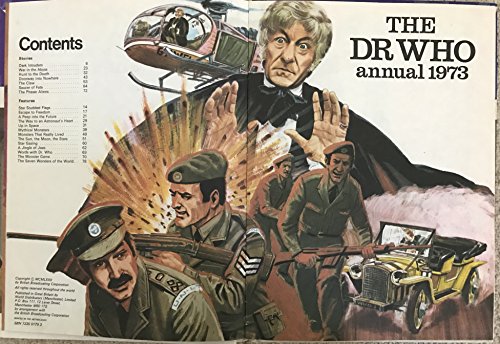 Vintage The Dr Who Annual 1973 - Starring Jon Pertwee As The Doctor - Fantastic Condition