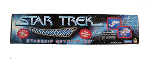 Vintage 1996 Playmates Star Trek The Next Generation Collectors Edition Transwarping Starship USS Enterprise NCC-1701D Model - Former Shop Counter Display Item