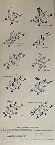 Replicars Vintage 1960's Harbutts Miniature Model Motor Cars Construction Set Box Set - Shop Stock Room Find …