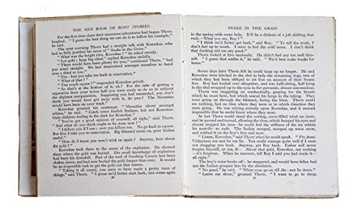 Vintage 1930 The Red Book Of Boys Stories Hardback Childrens Book