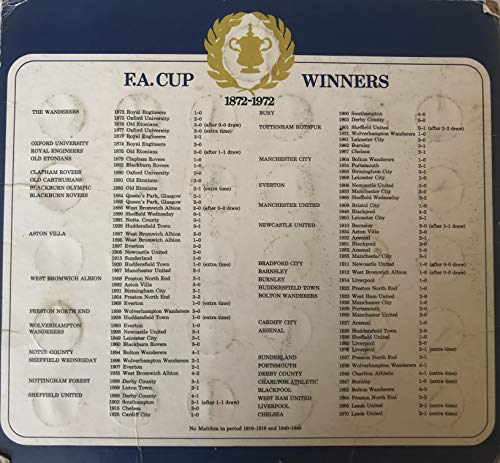 Vintage 1972 Esso F.A.Cup Centenary 1972-1972 Coin Collection In Presentation Folder …