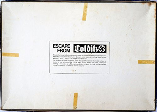 Vintage Palitoy / Parker Brothers Games Escape From Colditz Board Game - Fantastic Condition - 100% Complete - In The Original Box-