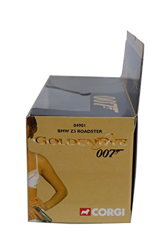 Vintage 2000 Corgi James Bond 007 Goldeneye - The Definitive Bond Collection - BMW Z3 Roadster 1:36 Scale Die-Cast Model Car Vehicle No. 04901 - Brand New Factory Sealed Shop Stock Room Find
