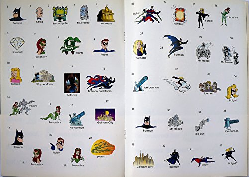 Vintage 1997 DC Comics Batman & Robin Movie Sticker Story Book - Brand New Shop Stock Room Find