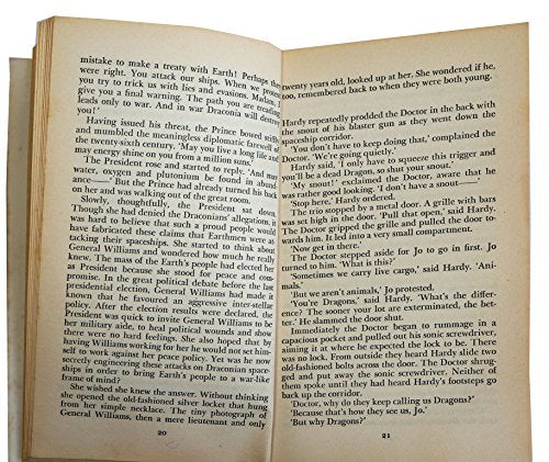 Vintage Target Books 1976 Doctor Dr Who And The Space War Paperback Novel Book First Edition By Malcombe Hulke