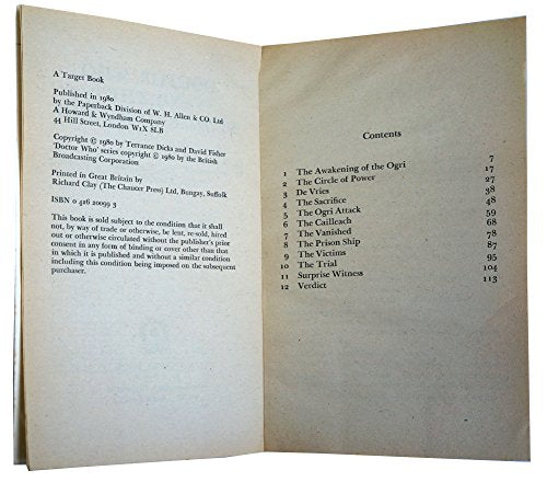 Vintage Target Books 1980 Doctor Dr Who And The Stones Of Blood Paperback Novel By Terrance Dicks