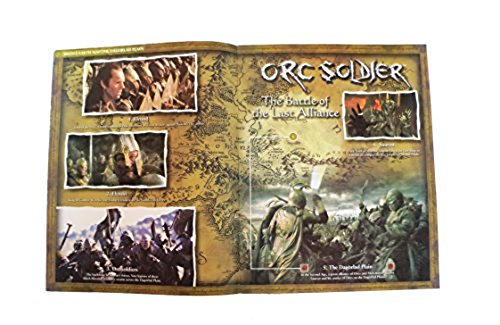 Vintage 2004 Eaglemoss Lord Of The Rings Collectors Models Issue No.13 - Orc Soldier At The Dagorlad Plain Magazine And Model - Ex Shop Stock