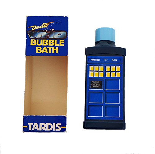 Vintage Dr Doctor Who 1987 Tardis Bubble Bath 250ML By D.M.S Toiletries Ltd