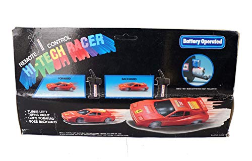 Hi-Tech Racer Vintage 1980's Remote Control Ferrari Racing Car Vehicle - Shop Stock Room Find …