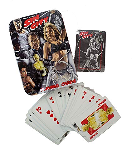 NECA Sin City Playing Cards in Tin …