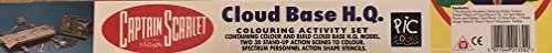 Captain Scarlet Cloud Base H.Q. Colouring Activity Set …