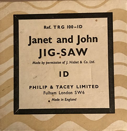 Janet and John Vintage 1950's Philip & Tacey Limited Wood Piece Jig-Saw Puzzle No. TRG 100-1D. See My Horse 100% Complete In The Original Box …
