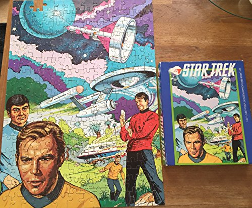Star Trek Vintage 1979 U.K. Release Whitman 224 Large Piece Jigsaw Puzzle Number 7942 Animated Adventure With The Enterprise & Crew