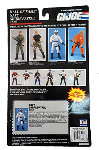 NEW IN PACKAGING HALL OF FAME GI JOE NAVY BRANCH OUTFIT NAVY SHORE PATROL GEAR …
