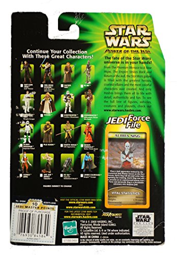 Vintage 2000 Star Wars Power Of The Jedi Collection 1 Aurra Sing Bounty Hunter Action Figure - Brand New Factory Sealed Shop Stock Room Find