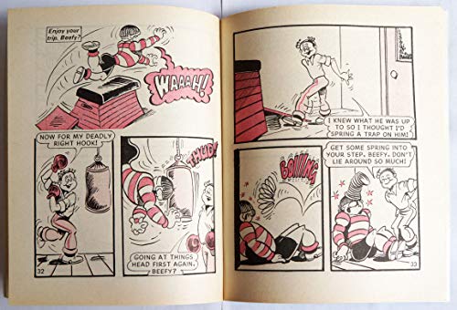 Vintage 1984 The Dandy Comic Library No. 18 - Bully Beef And Chips In Boxing Chumps By D C Thomson & Co