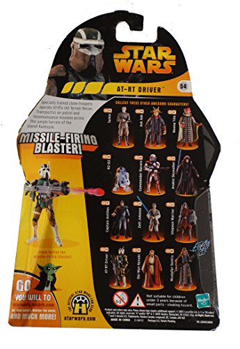 Vintage 2005 Star Wars Revenge Of The Sith AT-RT Driver Action Figure No. 54 - Brand New Factory Sealed Shop Stock Room Find