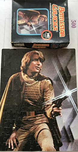Battlestar Galactica Vintage 1978 Parker Brothers 140 Large Piece Jigsaw Puzzle Number 109 Starbuck The Hero Complete In The Original Box …