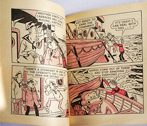 Vintage 1985 The Dandy Comic Library No. 49 - Harry And His Hippo in Shippohoy By D C Thomson & Co