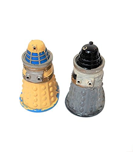 Vintage 1965 Dr Doctor Who & The Daleks Set Of 2 Dalek Money Box's 4 Inches Tall Empire Made By Cowen de Groot …