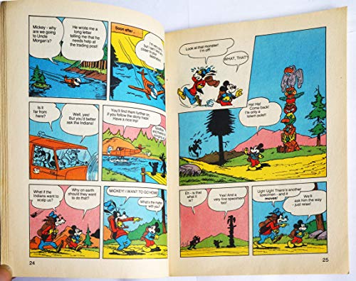 Vintage 1978 Rare Walt Disney's Donald Duck Fun Library No. 1 Mini Comic Book - Featuring Donald Duck and his Disney Friends
