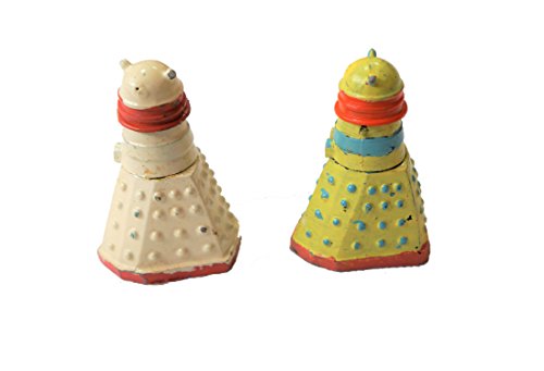 Vintage 1965 Dr Doctor Who & The Daleks Set Of 2 Dalek Swapits By Cherilea Toys 2 1/2 Inches Tall Sold Exclusively By Woolworths In 1965 …