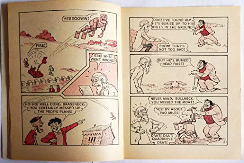Vintage 1984 The Dandy Comic Library No. 28 - Brassneck In The Professors Revenge By D C Thomson & Co