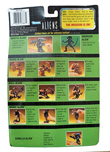 Vintage 1996 Aliens Gorilla Alien Action Figure With Victim Grabbing Action - Brand New Factory Sealed Shop Stock Room Find.