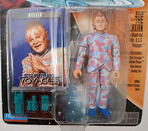 Vintage 1995 Playmates Star Trek Voyager Neelix The Talaxian Action Figure - Brand New Factory Sealed Shop Stock Room Find
