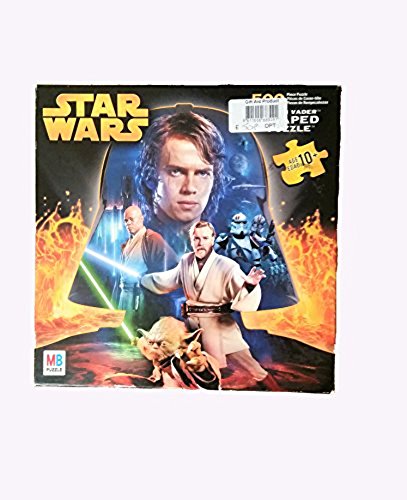Vintage 2005 Star Wars Revenge Of The Sith Darth Vader Shaped 500 Piece Jigsaw Puzzle