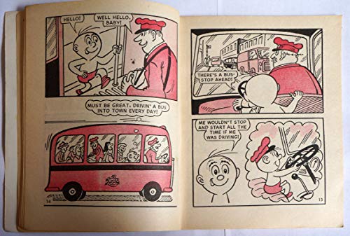 Vintage 1983 The Dandy Comic Library No. 14 - Baby Crockett In Baby Goes To Town By D C Thomson & Co.